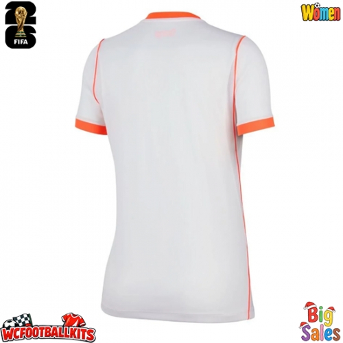 Netherlands Replica Away Stadium Shirt for Women World Cup 2026 Short Sleeve